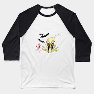 Grumpy Chicken Vampire Baseball T-Shirt